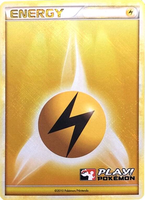 Lightning Energy (2010 Play! Pokemon) sealed Pokémon TCG product