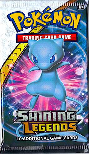 Shining Legends Booster Pack sealed Pokémon TCG product