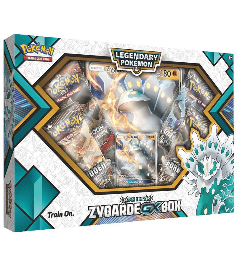Shining Legends: Shiny Zygarde GX Box sealed Pokémon TCG product