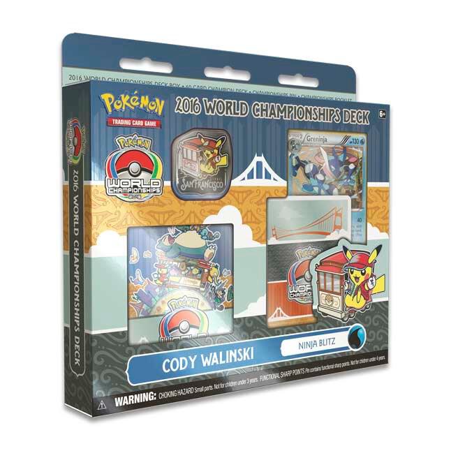 2016 World Championship Deck: Cody Walinski (Ninja Blitz) sealed Pokémon TCG product