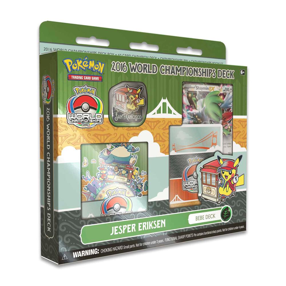 2016 World Championship Deck: Jesper Eriksen (Bebe Deck) sealed Pokémon TCG product