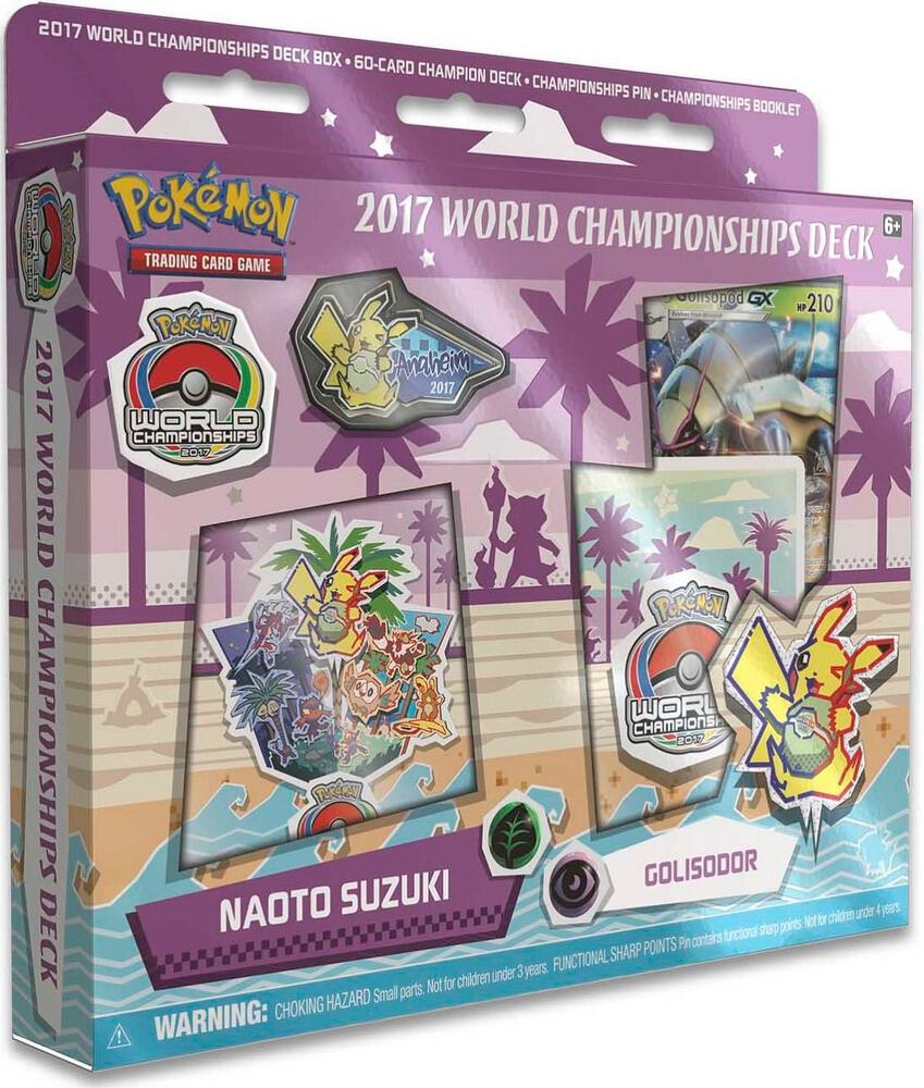2017 World Championship Deck: Naoto Suzuki (Golisodor) sealed Pokémon TCG product
