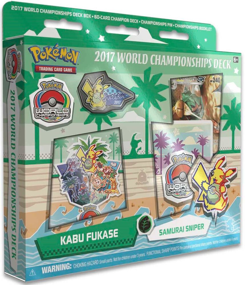 2017 World Championship Deck: Kabu Fukase (Samurai Sniper) sealed Pokémon TCG product