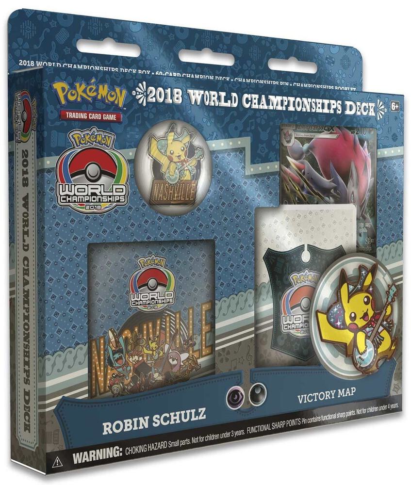 2018 World Championship Deck: Robin Schulz (Victory Map) sealed Pokémon TCG product