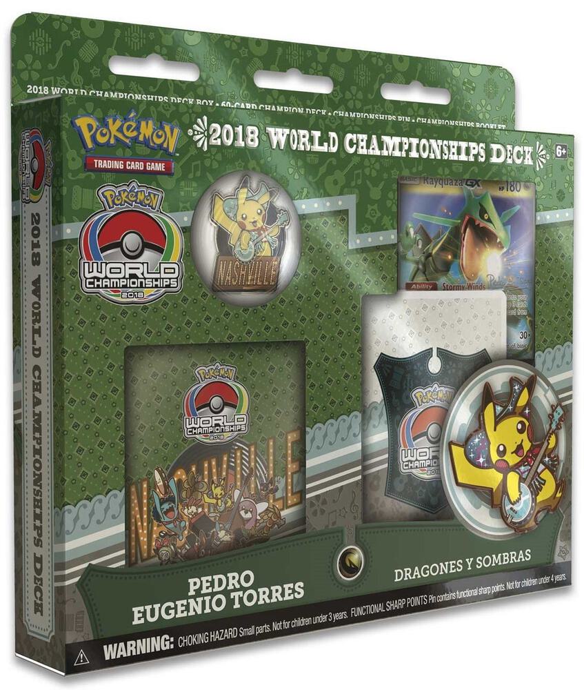 2018 World Championship Deck: Pedro Eugenio Torres (Dragones Y Sombras) sealed Pokémon TCG product