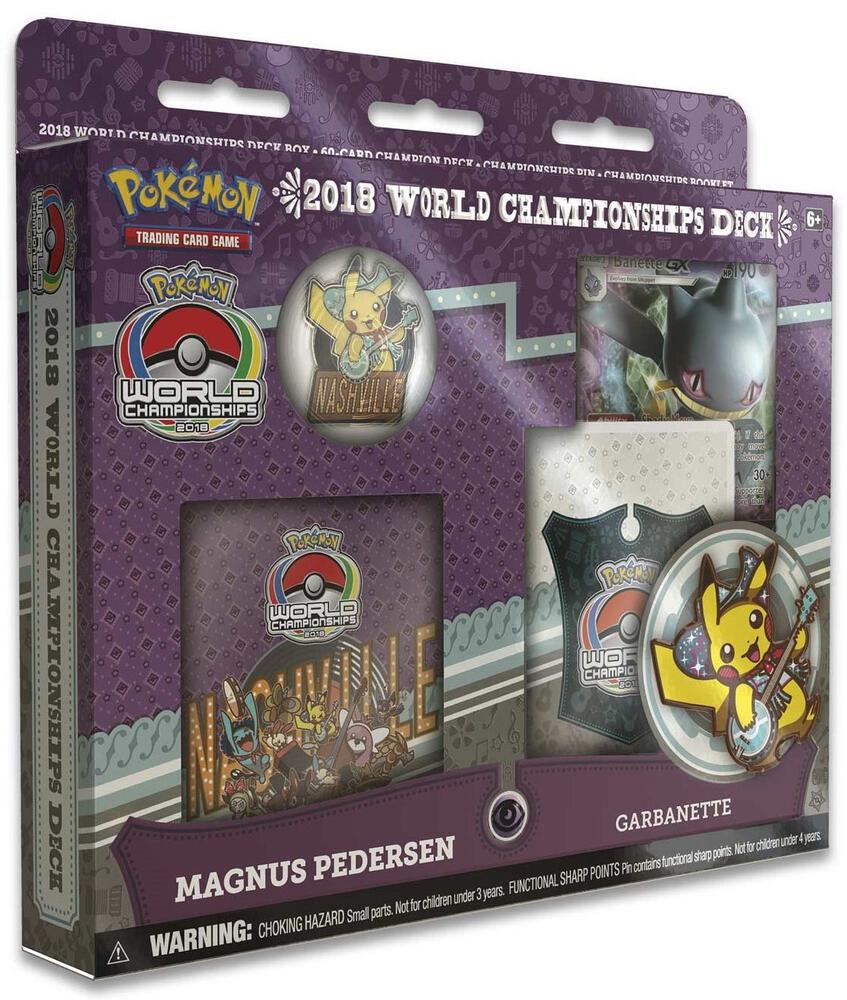 2018 World Championship Deck: Magnus Pedersen (Garbanette) sealed Pokémon TCG product