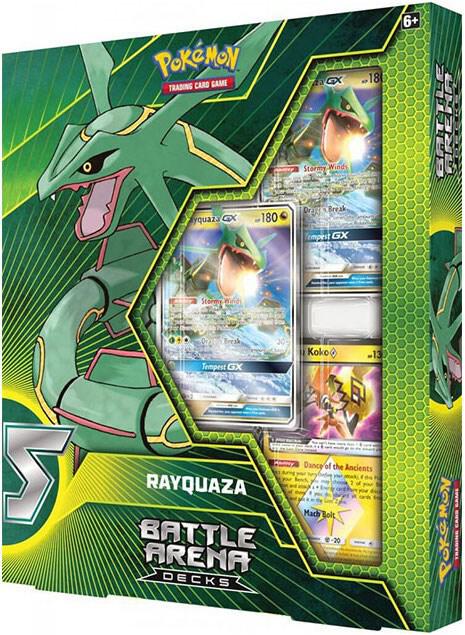 Battle Arena Deck: Rayquaza GX sealed Pokémon TCG product