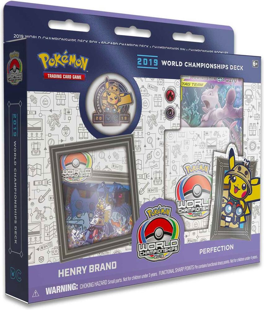 2019 World Championship Deck: Henry Brand (Perfection) sealed Pokémon TCG product