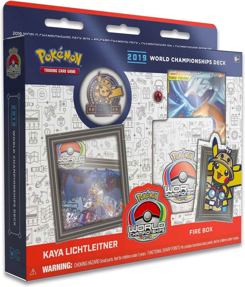 2019 World Championship Deck: Kaya Lichtleitner (Fire Box) sealed Pokémon TCG product