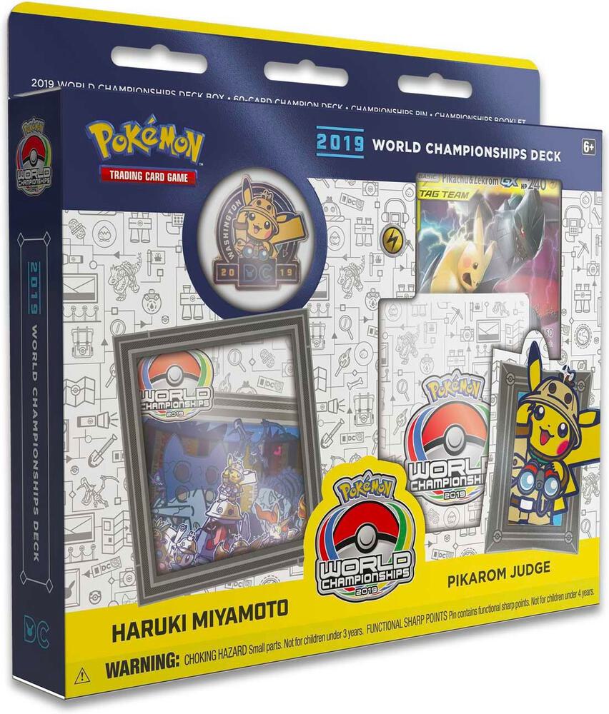 2019 World Championship Deck: Haruki Miyamoto (Pikarom Judge) sealed Pokémon TCG product