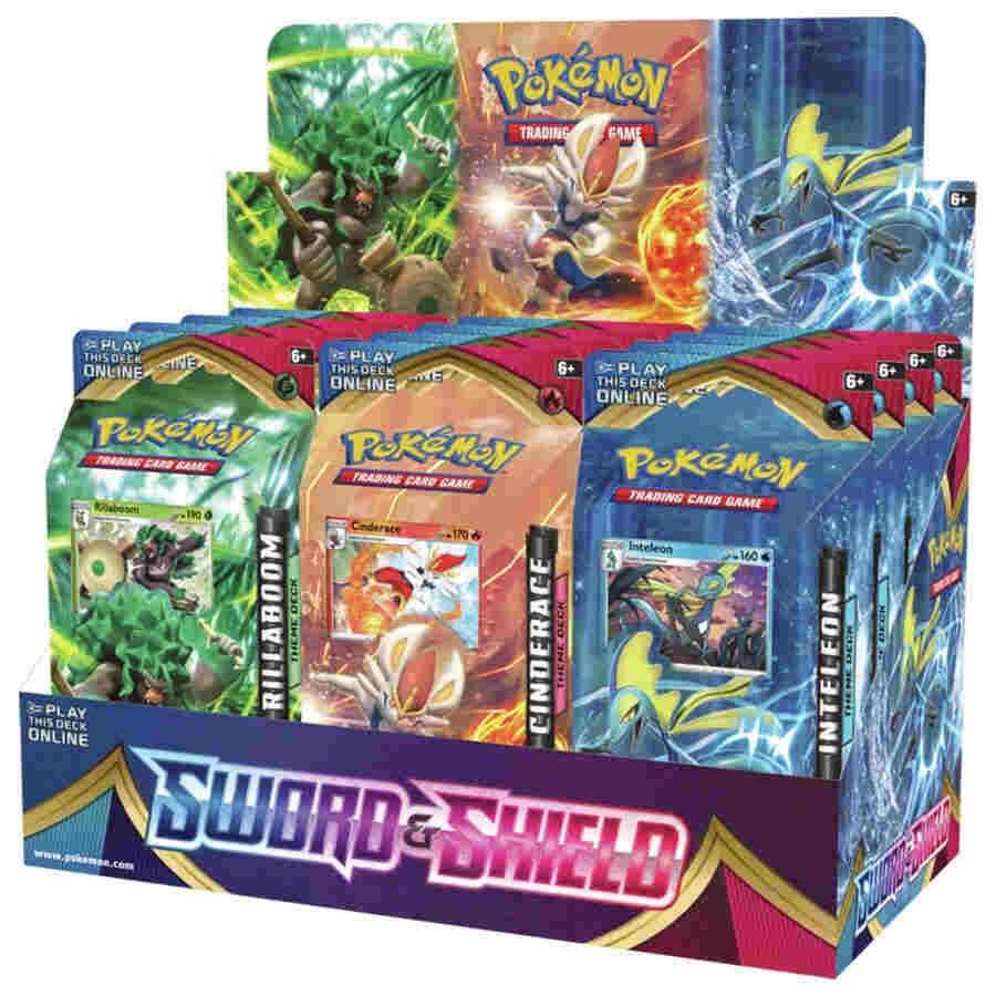 Sword & Shield Theme Deck Display sealed Pokémon TCG product