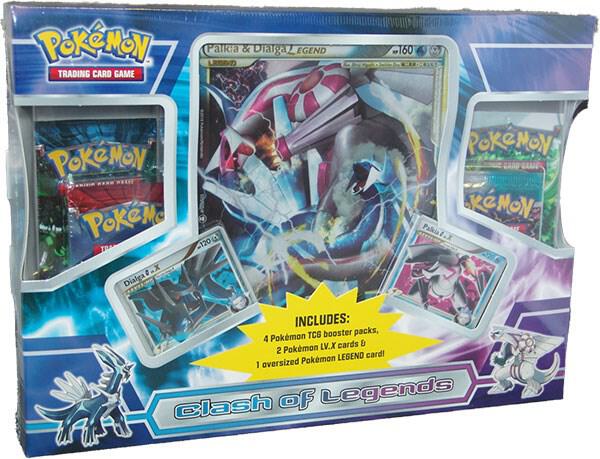 Clash of Legends Box - Dialga & Palkia Legend sealed Pokémon TCG product