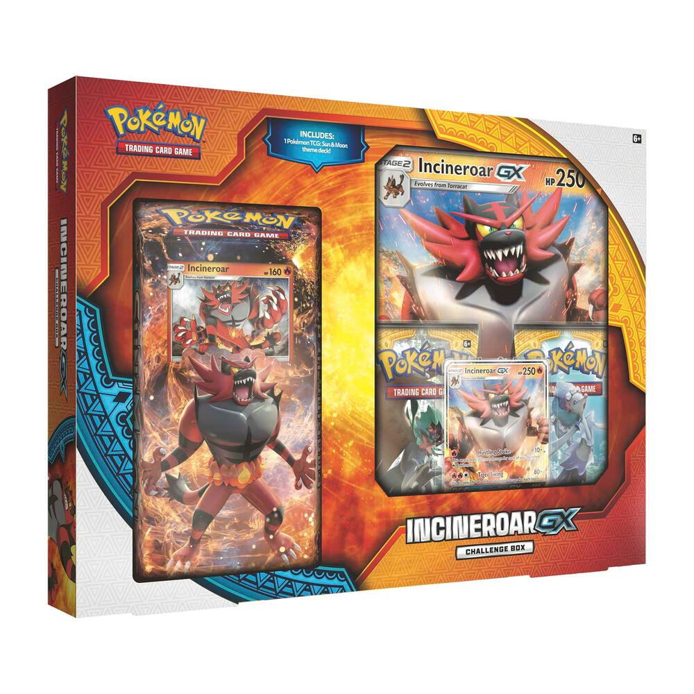 Incineroar GX Challenge Box sealed Pokémon TCG product