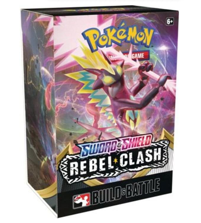 Rebel Clash Build & Battle Box sealed Pokémon TCG product