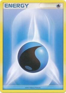 Water Energy (2007 Unnumbered D/P Style Non-Holo) sealed Pokémon TCG product