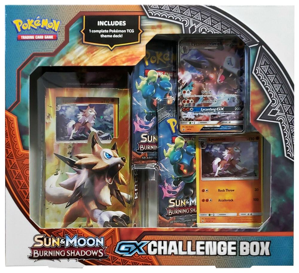 Lycanroc GX Challenge Box sealed Pokémon TCG product