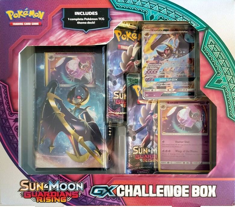 Lunala GX Challenge Box sealed Pokémon TCG product