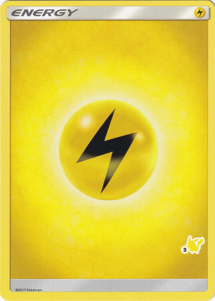 Lightning Energy (#3 Pikachu Stamped) sealed Pokémon TCG product