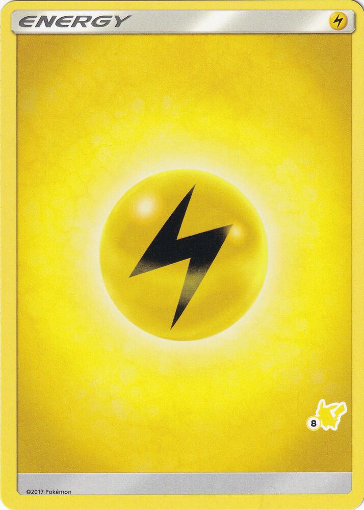 Lightning Energy (#8 Pikachu Stamped) sealed Pokémon TCG product