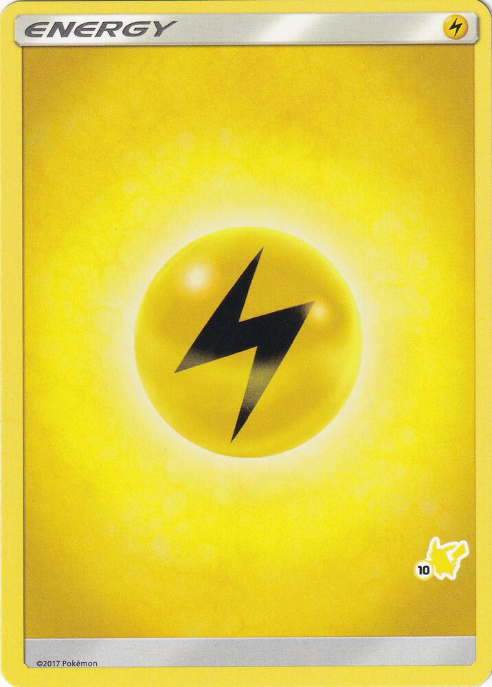 Lightning Energy (#10 Pikachu Stamped) sealed Pokémon TCG product