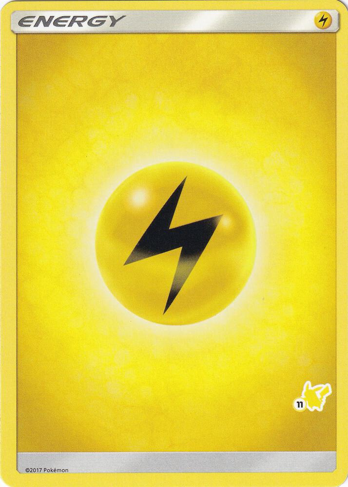 Lightning Energy (#11 Pikachu Stamped) sealed Pokémon TCG product