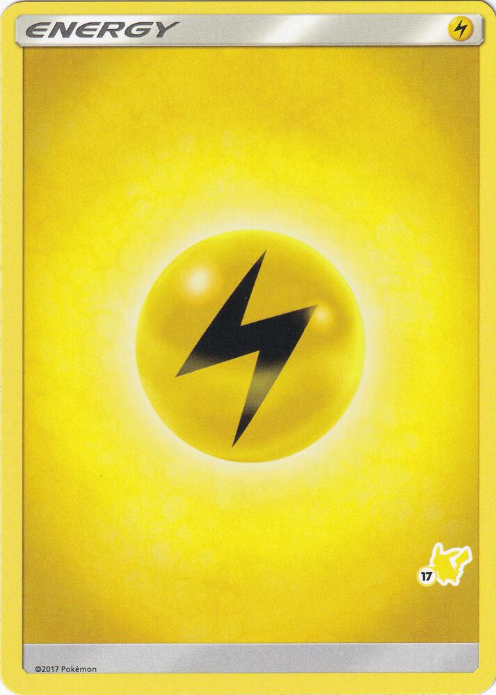 Lightning Energy (#17 Pikachu Stamped) sealed Pokémon TCG product