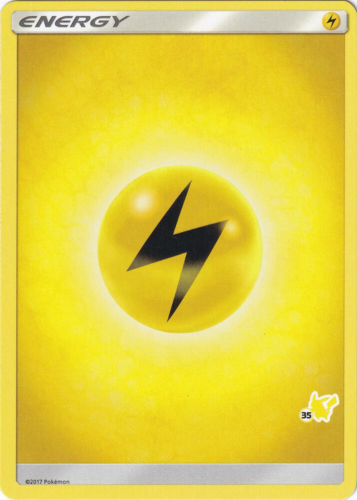 Lightning Energy (#35 Pikachu Stamped) sealed Pokémon TCG product