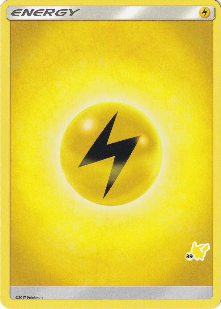 Lightning Energy (#39 Pikachu Stamped) sealed Pokémon TCG product