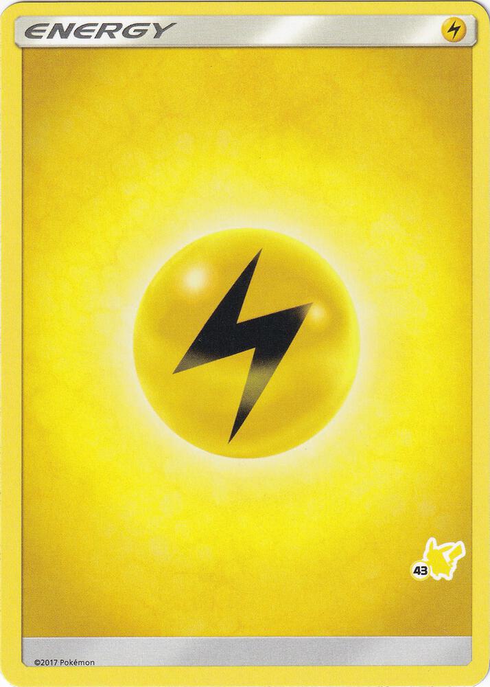 Lightning Energy (#43 Pikachu Stamped) sealed Pokémon TCG product
