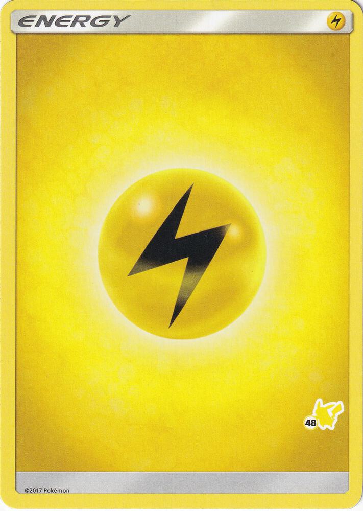 Lightning Energy (#48 Pikachu Stamped) sealed Pokémon TCG product