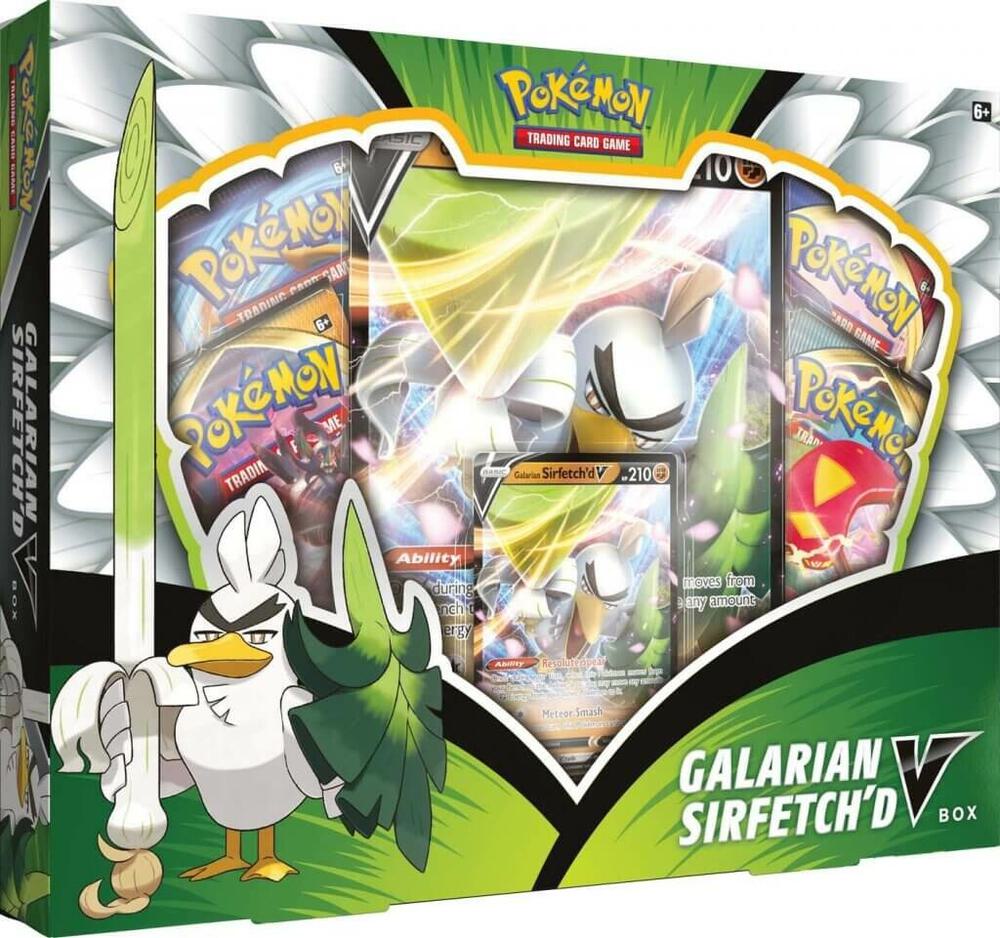 Galarian Sirfetch'd V Box sealed Pokémon TCG product