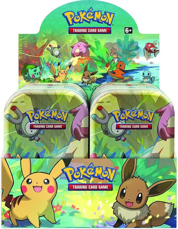 Kanto Friends Mini Tin Display sealed Pokémon TCG product