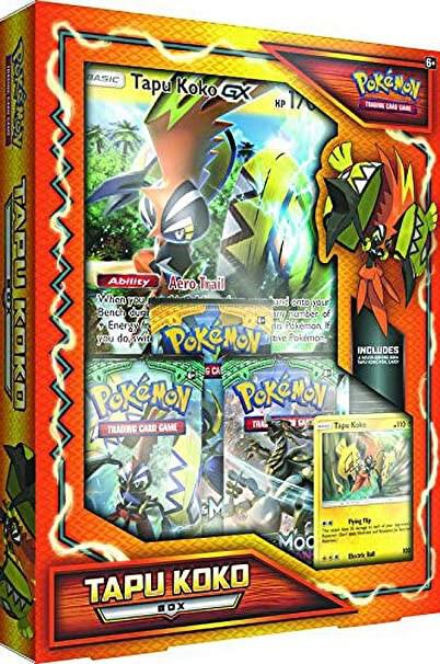 Tapu Koko Box (International Version) sealed Pokémon TCG product