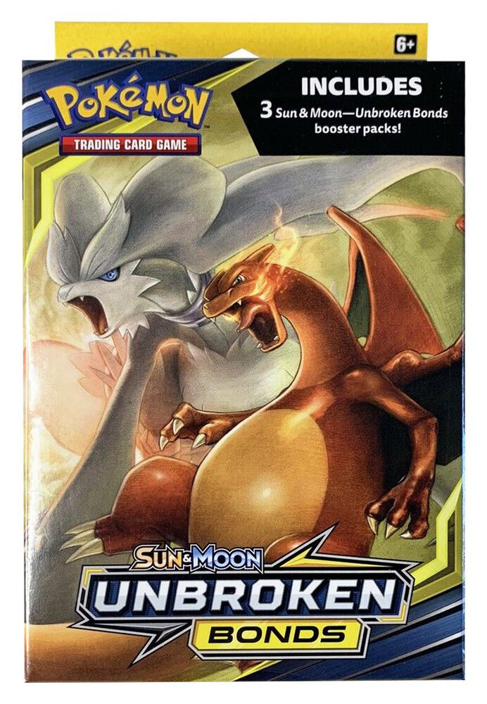 Unbroken Bonds 3 Pack Hanger Box sealed Pokémon TCG product