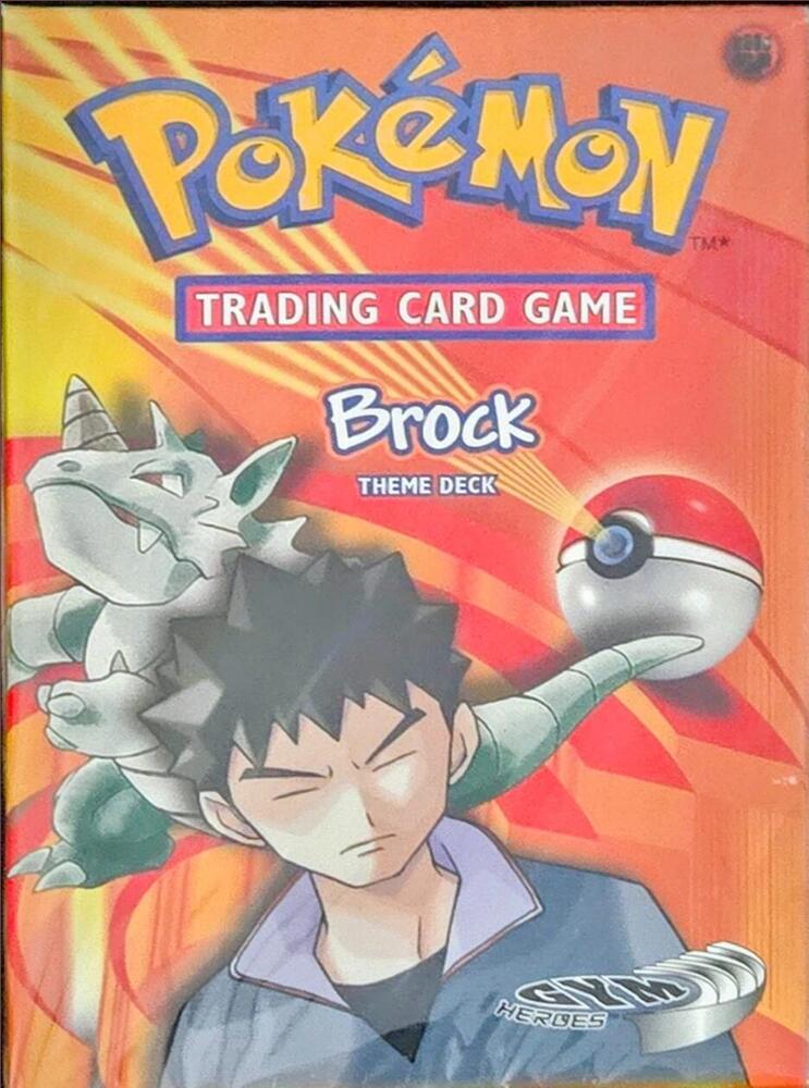 Gym Heroes Theme Deck - "Brock" sealed Pokémon TCG product