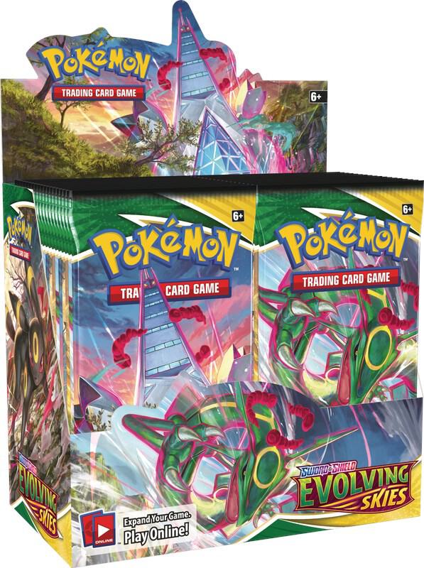 Evolving Skies Booster Box sealed Pokémon TCG product