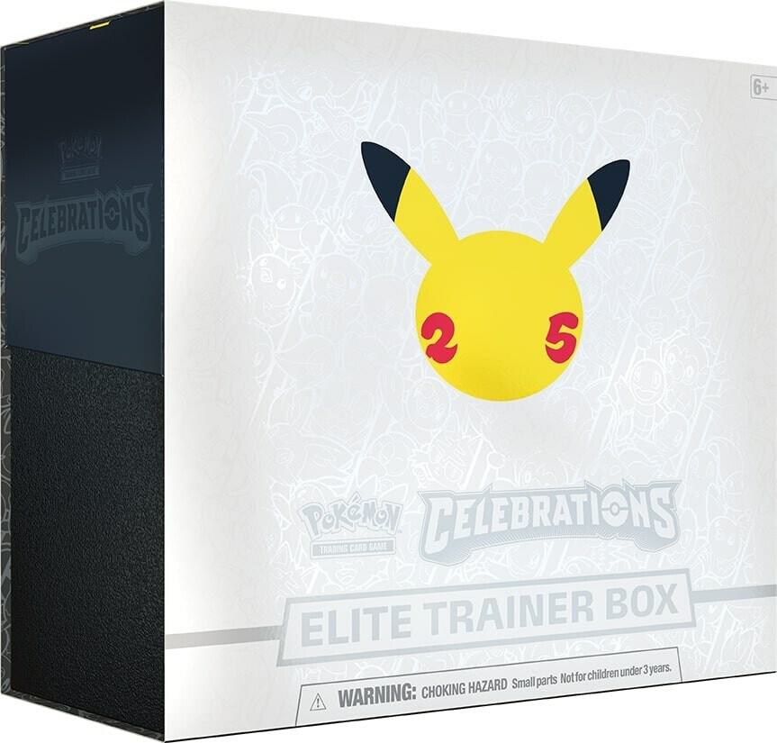 Celebrations Elite Trainer Box sealed Pokémon TCG product