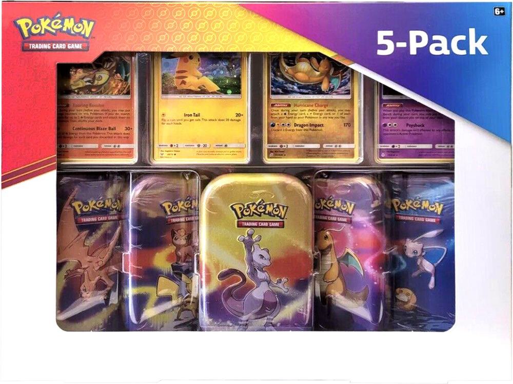 Kanto Power Mini Tins 5-Pack sealed Pokémon TCG product