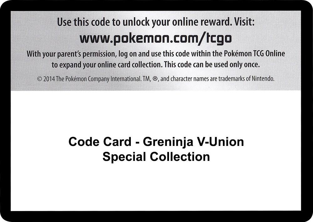 Code Card - Greninja V-UNION Special Collection sealed Pokémon TCG product