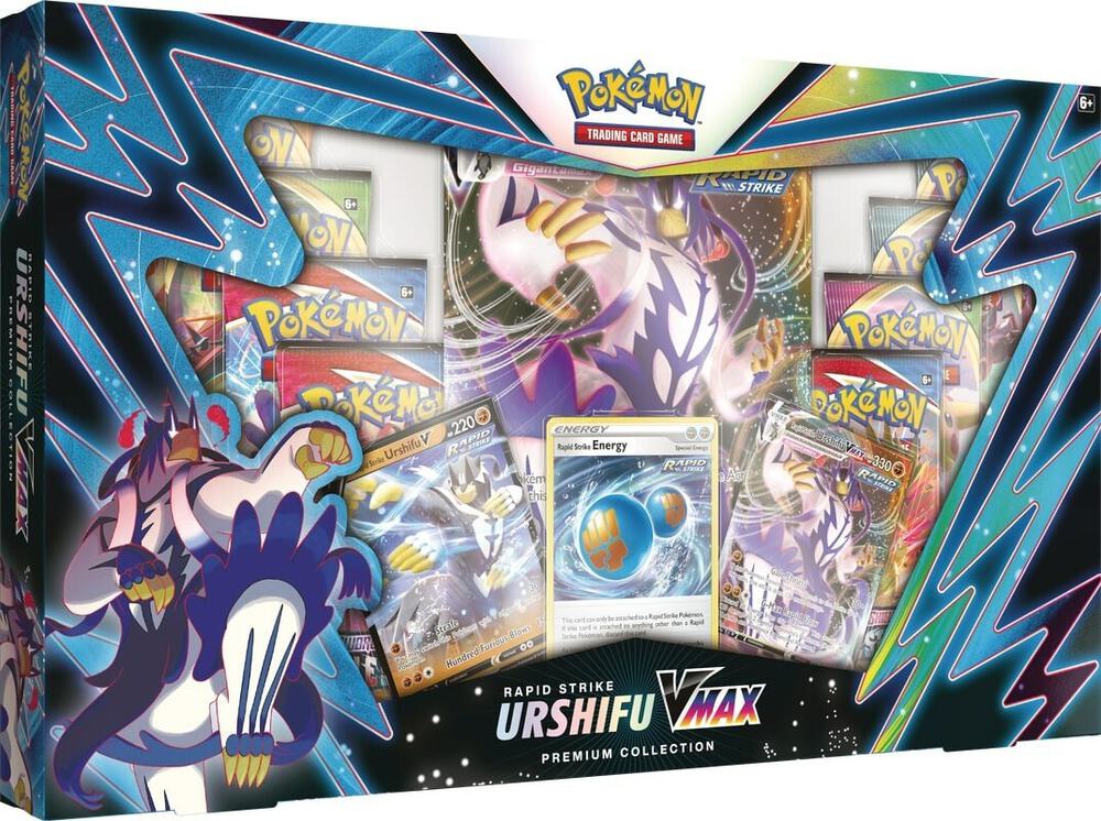 Rapid Strike Urshifu VMAX Premium Collection sealed Pokémon TCG product