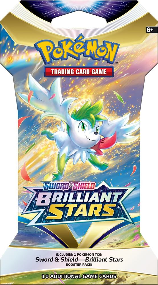 Brilliant Stars Sleeved Booster Pack sealed Pokémon TCG product