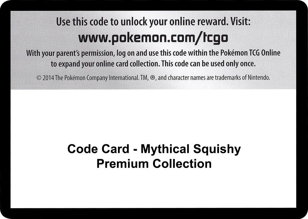 Code Card - Mythical Squishy Premium Collection sealed Pokémon TCG product