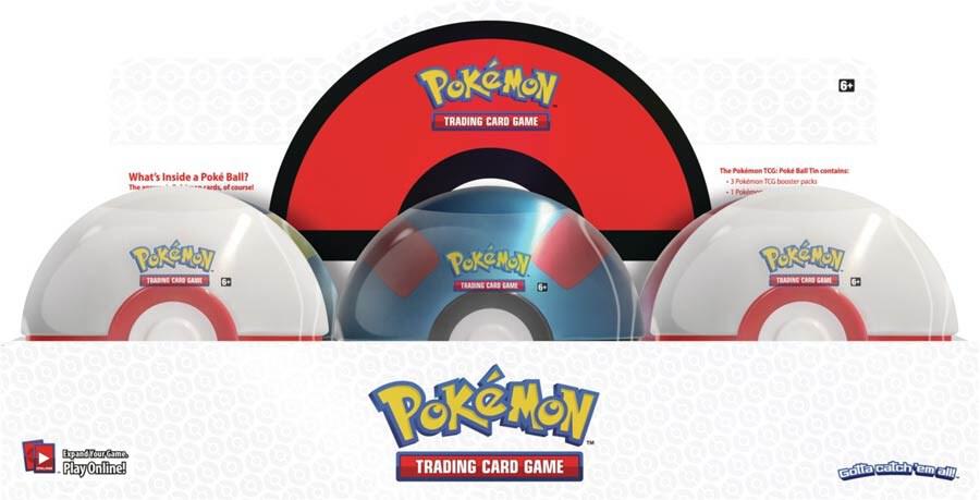 Poke Ball Tin Display (Q3 2019) sealed Pokémon TCG product