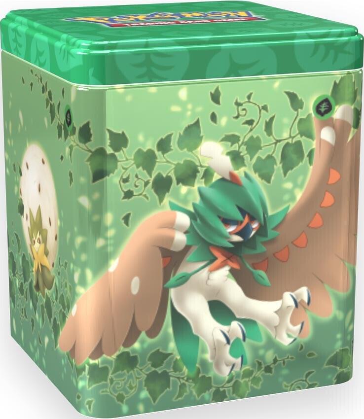 Pokemon Stacking Tin: Grass sealed Pokémon TCG product