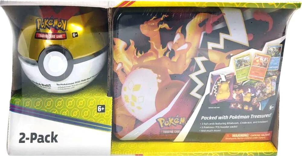 Fall 2020 Collector's Chest Tin + Level Ball 2-Pack (Retail Exclusive) sealed Pokémon TCG product