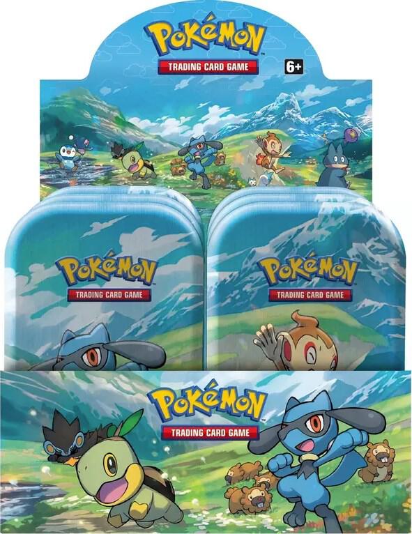 Sinnoh Star Mini Tin Display sealed Pokémon TCG product