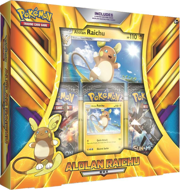 Alolan Raichu Box sealed Pokémon TCG product
