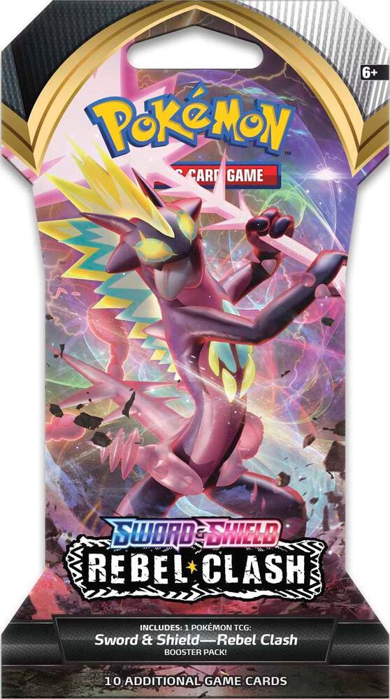 Rebel Clash Sleeved Booster Pack sealed Pokémon TCG product