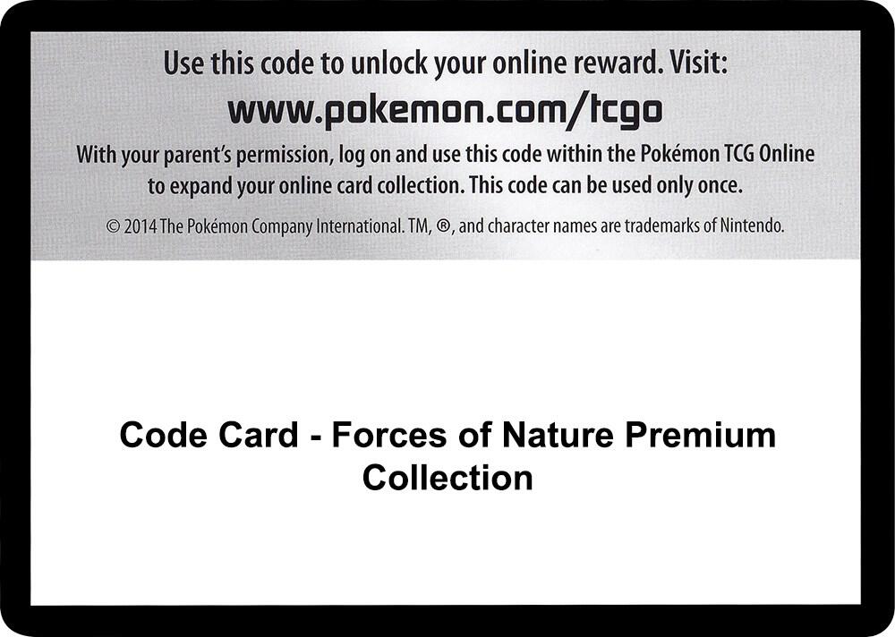Code Card - Forces of Nature Premium Collection sealed Pokémon TCG product