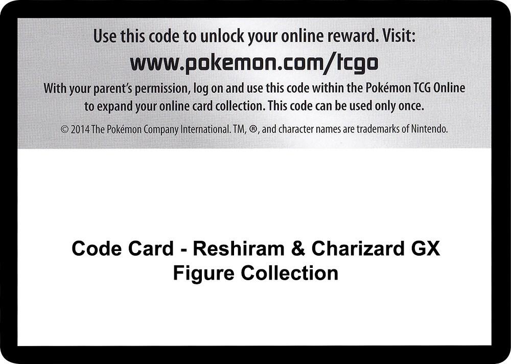 Code Card - Reshiram & Charizard GX Figure Collection sealed Pokémon TCG product